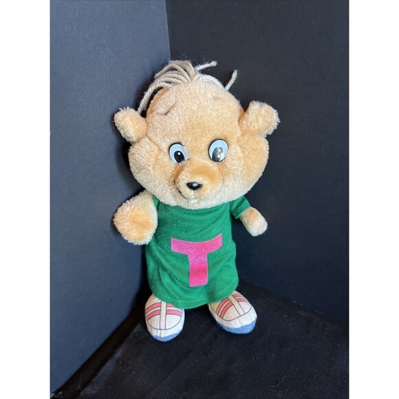Vintage 1983 Alvin & The Chipmunks Theodore Plush Stuffed Animal CBS Toys 11” - Picture 2 of 9